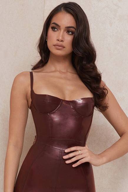 klær tia rosin latex bustier bodysuit House of CB J6RL797