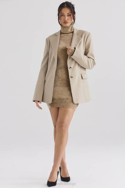 klær aline mink oversized blazer House of CB J6RL1034