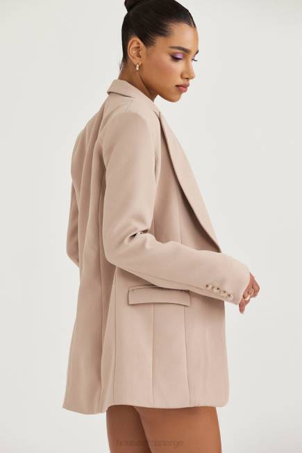 klær marta latte oversized blazer House of CB J6RL1043