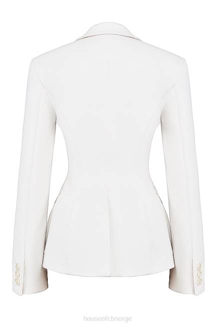 klær sariah ivory contour skreddersydd blazer House of CB J6RL1029