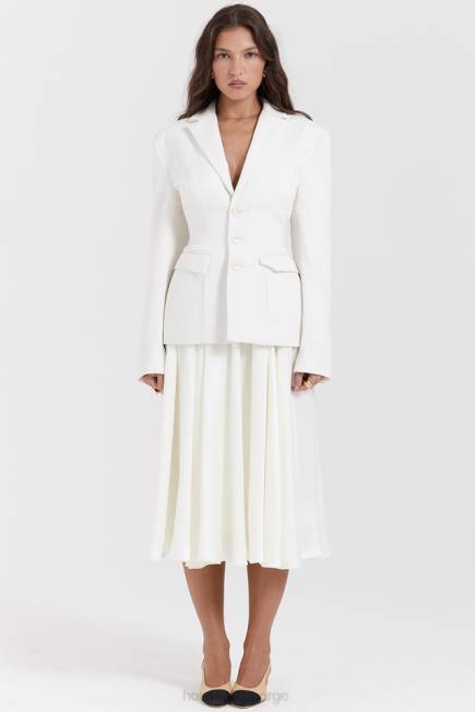 klær sariah ivory contour skreddersydd blazer House of CB J6RL1029