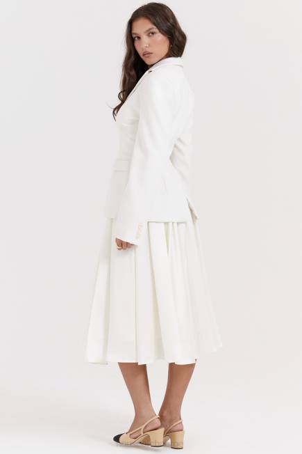 klær sariah ivory contour skreddersydd blazer House of CB J6RL1029