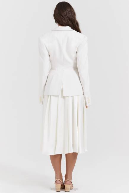 klær sariah ivory contour skreddersydd blazer House of CB J6RL1029