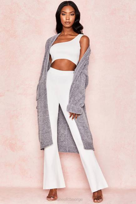 klær celine grå chenille slouchy cardigan House of CB J6RL1053
