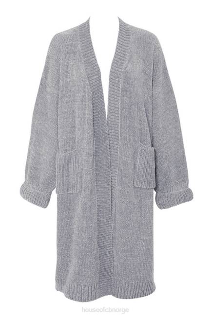 klær celine grå chenille slouchy cardigan House of CB J6RL1053
