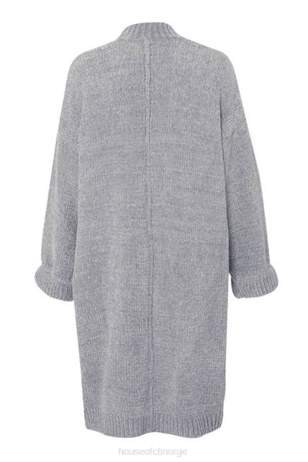 klær celine grå chenille slouchy cardigan House of CB J6RL1053