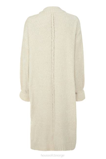 klær celine off white chenille slouchy cardigan House of CB J6RL1054
