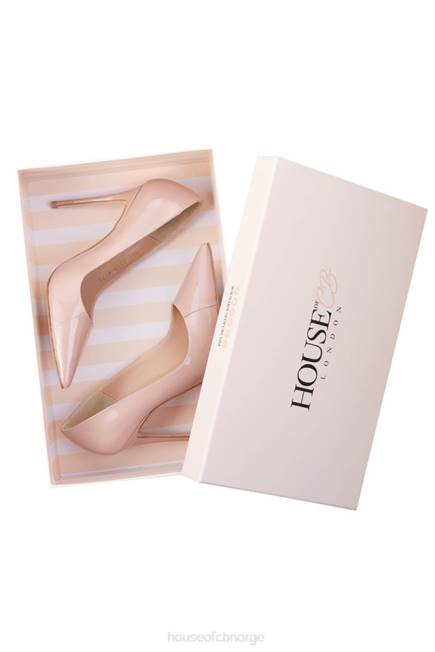 sko paris 5\' antikk rose lakken med spisse hæler House of CB J6RL1130