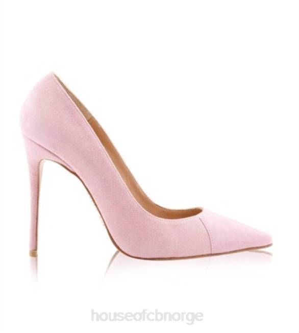sko paris 5' rosa semsket hæl med spisse tå House of CB J6RL1129