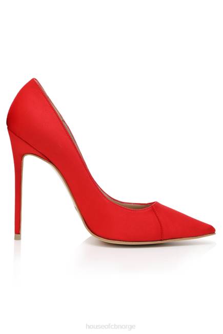 sko paris 5\' scarlet sateng spisse hæler House of CB J6RL1069