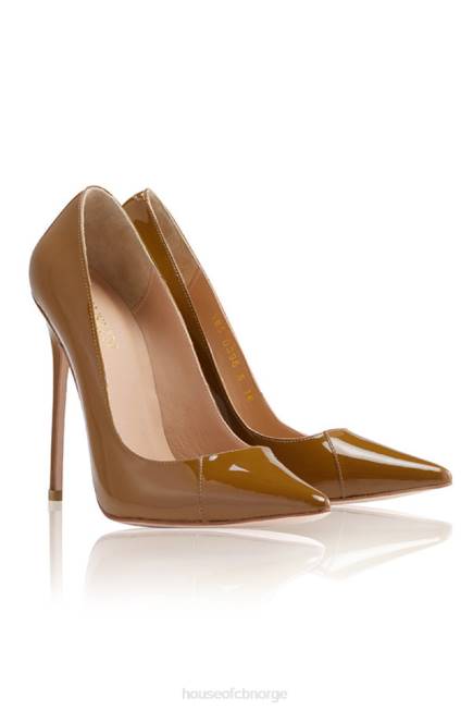 sko paris 5\' solbrune lakken med spisse hæler House of CB J6RL1128