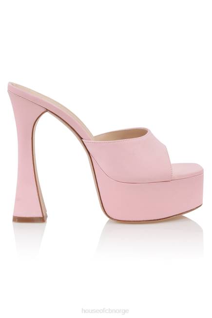 sko alessandra rosa sateng plattform muldyr House of CB J6RL1066