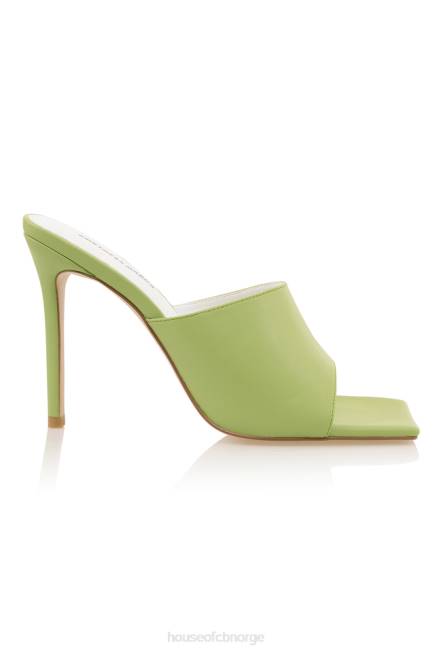 sko elskerinne rocks drømmescene lime square toe muldyr House of CB J6RL1074
