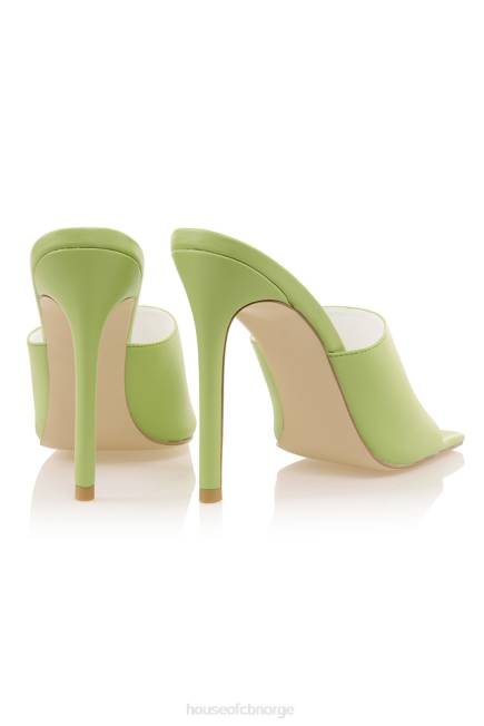 sko elskerinne rocks drømmescene lime square toe muldyr House of CB J6RL1074