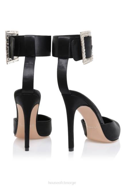 sko krista sorte krystallspennepumper House of CB J6RL1095