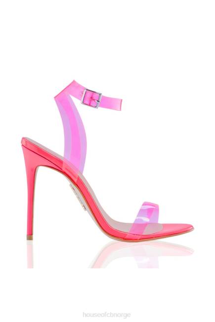 sko ghost neon rosa skinnsandaler med stropper House of CB J6RL1119