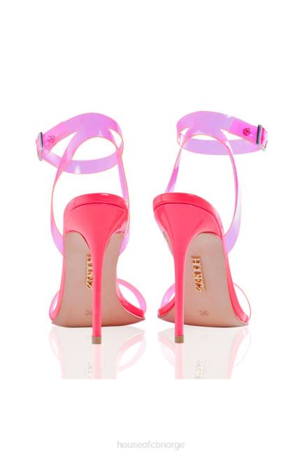 sko ghost neon rosa skinnsandaler med stropper House of CB J6RL1119