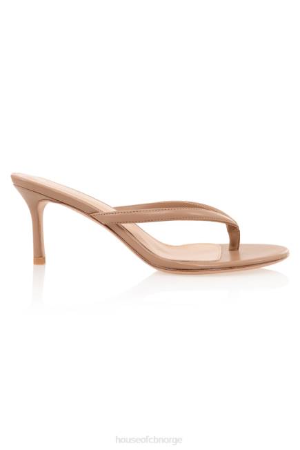 sko lola sandaler i sunkisset skinn med mellomhæl House of CB J6RL1078