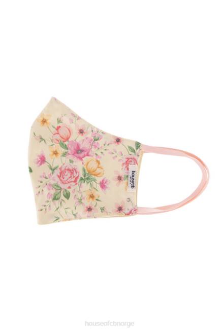 tilbehør floral ansiktsmasker - sett med 3 House of CB J6RL1256