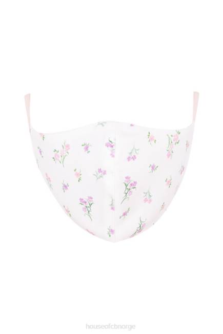 tilbehør floral ansiktsmasker - sett med 3 House of CB J6RL1256