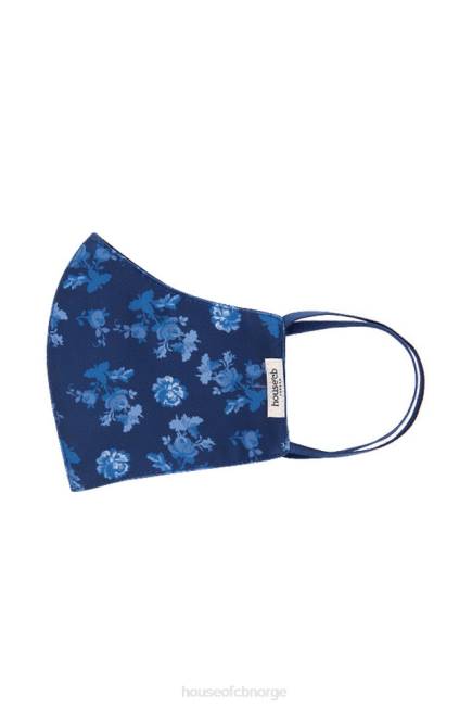 tilbehør mørke blomstrede ansiktsmasker - sett med 3 House of CB J6RL1253