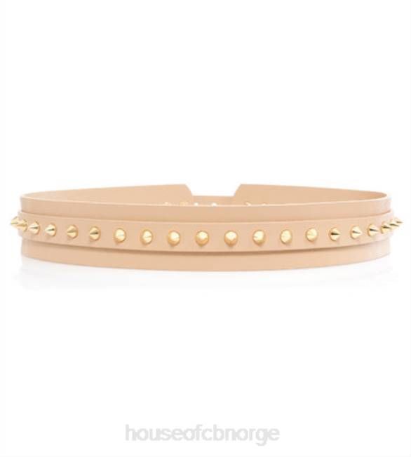 tilbehør moneymaker tan studded midjebelte House of CB J6RL1258