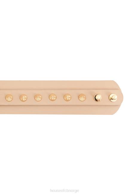 tilbehør moneymaker tan studded midjebelte House of CB J6RL1258